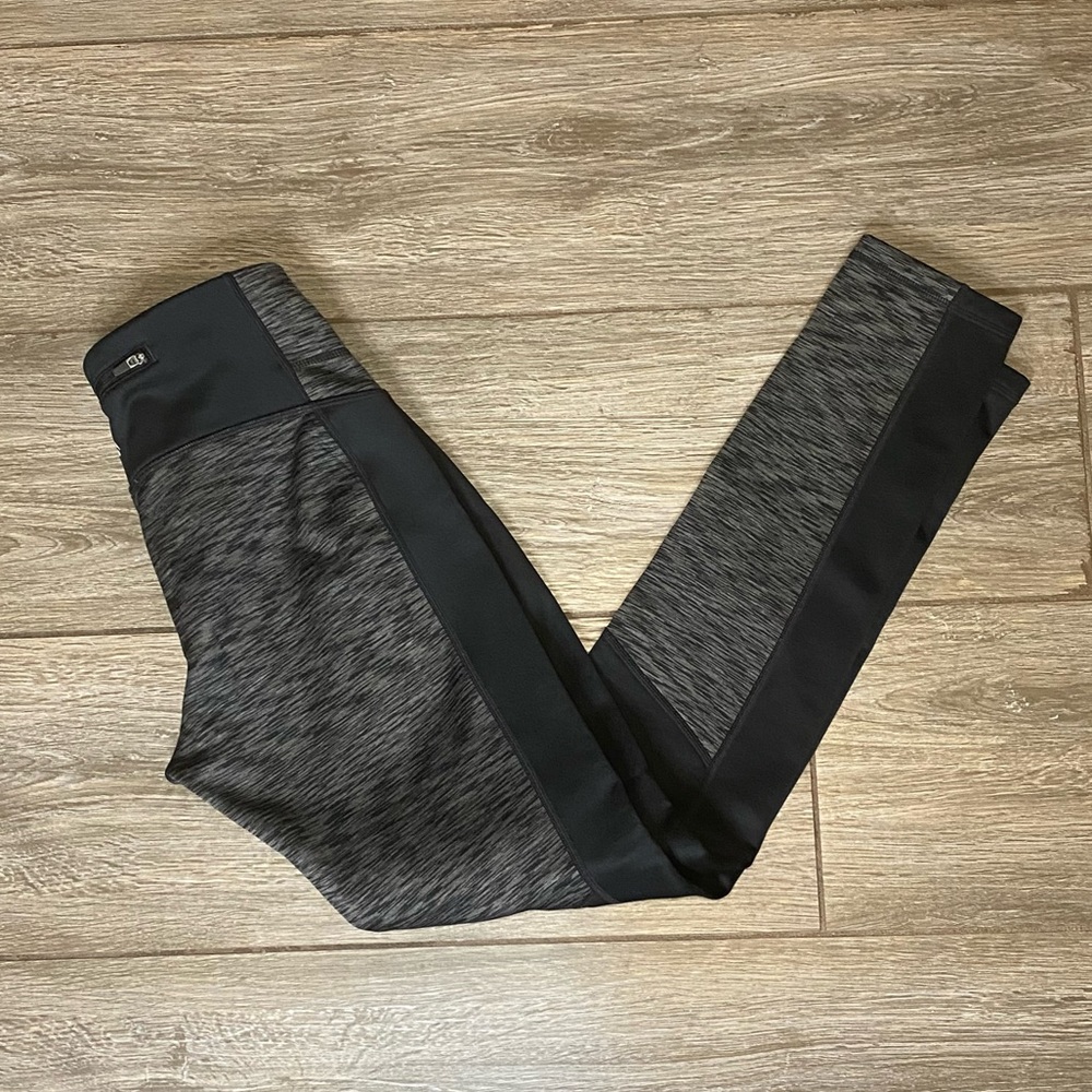 Ideology Small Gray & Black Leggings